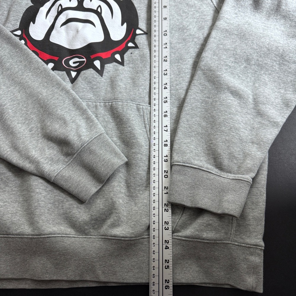 Nike Hoodie Mens XL Gray Georgia Bulldogs Graphic Pullover Sweatshirt NCAA - Picture 3 of 6